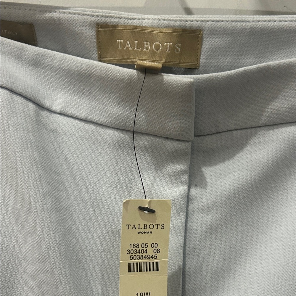 Talbots Women's Dress Pants in Soft Bluish Gray